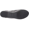 Amazon Essentials Women’s Comfortable Round Toe Ballet Flats, Cushioned Memory Foam(Metallic Silver)