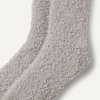 Amazon Essentials Women’s Cozy Fuzzy Slipper Socks, Plush Sleep Crew Socks, 5 Pairs(Grey Multicolor)