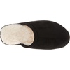 Amazon Essentials Women’s Cozy Slippers with Faux Fur Lining, Non-Slip Indoor Outdoor House Shoes(Black)