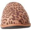 Amazon Essentials Women’s Cozy Slippers with Faux Fur Lining, Non-Slip Indoor Outdoor House Shoes(Rose Leopard)