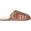 Amazon Essentials Women’s Cozy Slippers with Faux Fur Lining, Non-Slip Indoor Outdoor House Shoes(Rose Leopard)