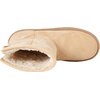 Amazon Essentials Women’s Faux Fur Lined Shearling Boots, Pull-On Design(Beige Microsuede)