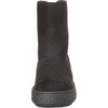 Amazon Essentials Women’s Faux Fur Lined Shearling Boots, Pull-On Design(Black Microsuede)