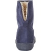 Amazon Essentials Women’s Faux Fur Lined Shearling Boots, Pull-On Design(Navy Microsuede)