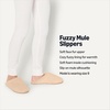 Amazon Essentials Women’s Fuzzy Plush House Slippers(Tan)