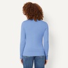 Amazon Essentials Women’s Lightweight Crewneck Cardigan Sweater(Blue)