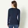 Amazon Essentials Women’s Lightweight Crewneck Cardigan Sweater(Navy)
