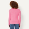 Amazon Essentials Women’s Lightweight Crewneck Cardigan Sweater(Pink)