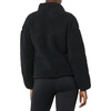 Amazon Essentials Women’s Long Sleeve Fleece Zip-Up Sherpa Lined Jacket with Stand Neck(Black)