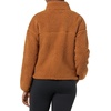 Amazon Essentials Women’s Long Sleeve Fleece Zip-Up Sherpa Lined Jacket with Stand Neck(Dark Tan)