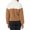 Amazon Essentials Women’s Long Sleeve Fleece Zip-Up Sherpa Lined Jacket with Stand Neck(Ivory Tan Shearling)