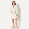 Amazon Essentials Women’s Mid-Length Plush Bath Robe, Loungewear (Available in Plus Size)(Cream)