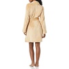 Amazon Essentials Women’s Mid-Length Plush Bath Robe, Loungewear (Available in Plus Size)(Tan)