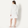 Amazon Essentials Women’s Mid-Length Plush Bath Robe, Loungewear (Available in Plus Size)(White)