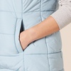 Amazon Essentials Women’s Mid-Weight Puffer Vest(Dusty Blue)