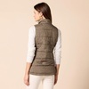 Amazon Essentials Women’s Mid-Weight Puffer Vest(Olive Cheetah)