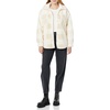 Amazon Essentials Women’s Oversized Teddy Sherpa Shirt Jacket (Previously Goodthreads)(Beige Ivory Buffalo Plaid)