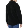 Amazon Essentials Women’s Oversized Teddy Sherpa Shirt Jacket (Previously Goodthreads)(Black)
