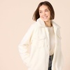 Amazon Essentials Women’s Oversized Teddy Sherpa Shirt Jacket (Previously Goodthreads)(Cream)