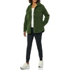 Amazon Essentials Women’s Oversized Teddy Sherpa Shirt Jacket (Previously Goodthreads)(Olive)