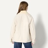 Amazon Essentials Women’s Oversized-Fit Denim Jacket with Faux Shearling Collar and Lining, Heavyweight(Ecru)