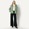 Amazon Essentials Women’s Oversized-Fit Square Quilted Puffer Jacket with Adjustable Waist, Zip Front, Side Pockets(Dark Sage Green)