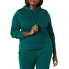 Amazon Essentials Women’s Regular-Fit Midweight Fleece Pullover Hoodie with Kangaroo Pocket (Available in Plus Size)(Dark Green)