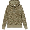 Amazon Essentials Women’s Regular-Fit Midweight Fleece Pullover Hoodie with Kangaroo Pocket (Available in Plus Size)(Green Camo)