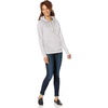 Amazon Essentials Women’s Regular-Fit Midweight Fleece Pullover Hoodie with Kangaroo Pocket (Available in Plus Size)(Light Grey Heather)