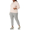 Amazon Essentials Women’s Regular-Fit Midweight Fleece Pullover Hoodie with Kangaroo Pocket (Available in Plus Size)(Light Pink)