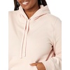 Amazon Essentials Women’s Regular-Fit Midweight Fleece Pullover Hoodie with Kangaroo Pocket (Available in Plus Size)(Light Pink)