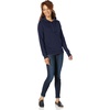 Amazon Essentials Women’s Regular-Fit Midweight Fleece Pullover Hoodie with Kangaroo Pocket (Available in Plus Size)(Navy)