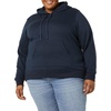 Amazon Essentials Women’s Regular-Fit Midweight Fleece Pullover Hoodie with Kangaroo Pocket (Available in Plus Size)(Navy)