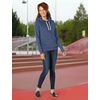 Amazon Essentials Women’s Regular-Fit Midweight Fleece Pullover Hoodie with Kangaroo Pocket (Available in Plus Size)(Navy Heather)