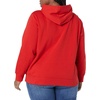 Amazon Essentials Women’s Regular-Fit Midweight Fleece Pullover Hoodie with Kangaroo Pocket (Available in Plus Size)(Red)