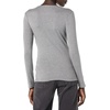 Amazon Essentials Women’s Ribbed Knit Long Sleeve Henley Slim Fit T-Shirt(Grey Heather)