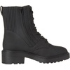 Amazon Essentials Women’s Rubberized Combat Boot with Chunky Outsole(Black)