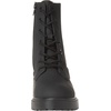 Amazon Essentials Women’s Rubberized Combat Boot with Chunky Outsole(Black)