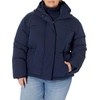 Amazon Essentials Women’s Short Waisted Puffer Jacket (Available in Plus Size)(Navy)