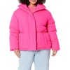 Amazon Essentials Women’s Short Waisted Puffer Jacket (Available in Plus Size)(Neon Pink)