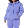 Amazon Essentials Women’s Short Waisted Puffer Jacket (Available in Plus Size)(Purple Blue)