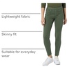 Amazon Essentials Women’s Skinny Fit Mid-Rise Stretch Pull-On Jegging with Pockets(Dark Green)