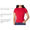 Amazon Essentials Women’s Slim-Fit Stretch Rib Cap and Short Sleeve Crew Neckline Tee(Red)