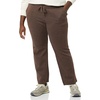 Amazon Essentials Women’s Straight Leg Fleece Sweatpants with Drawstring (Available in Plus Size)(Chocolate Heather)