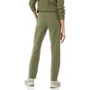 Amazon Essentials Women’s Straight Leg Fleece Sweatpants with Drawstring (Available in Plus Size)(Olive)