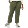 Amazon Essentials Women’s Straight Leg Fleece Sweatpants with Drawstring (Available in Plus Size)(Olive)