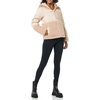 Amazon Essentials womens Full-Zip Sherpa Fleece Hooded Puffer Jacket(Blush)