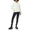 Amazon Essentials womens Full-Zip Sherpa Fleece Hooded Puffer Jacket(Ivory)