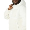 Amazon Essentials womens Full-Zip Sherpa Fleece Hooded Puffer Jacket(Ivory)