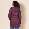 Amazon Essentials womens Lightweight Water-Resistant Packable Hooded Puffer Coat (Available in Plus Size)(Burgundy)